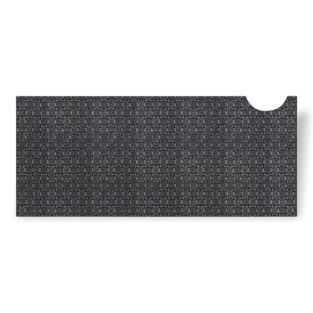 914Rubber Radio Delete Plate for Porsche 914 (1970-76) - Image 2