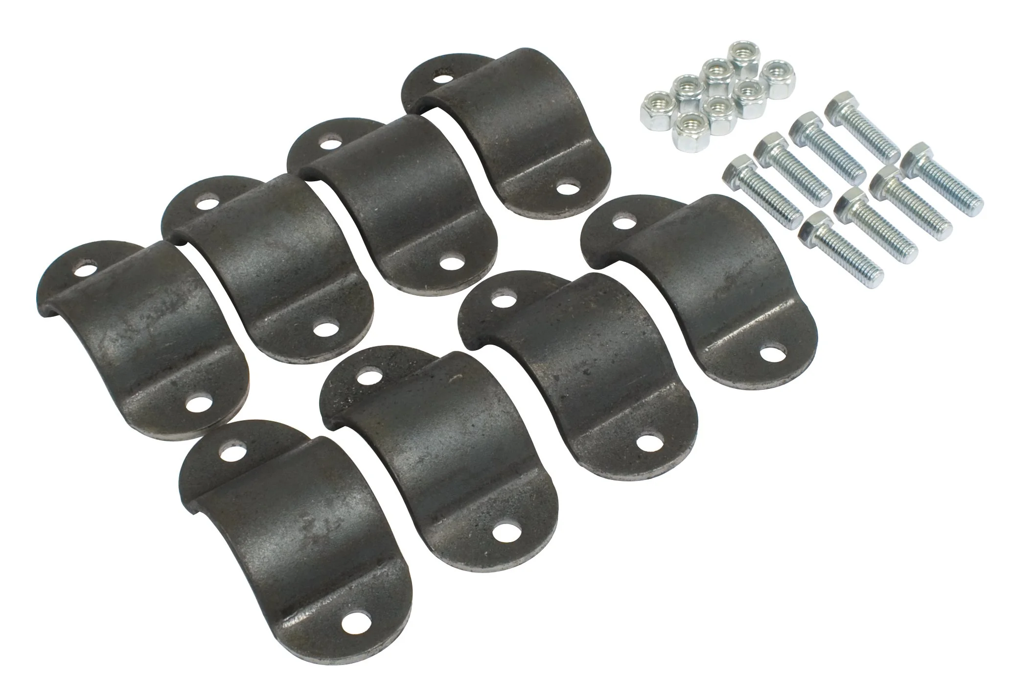 Raw Axle Beam Clamp Kit, 8 pcs. (Incl. Hardware)