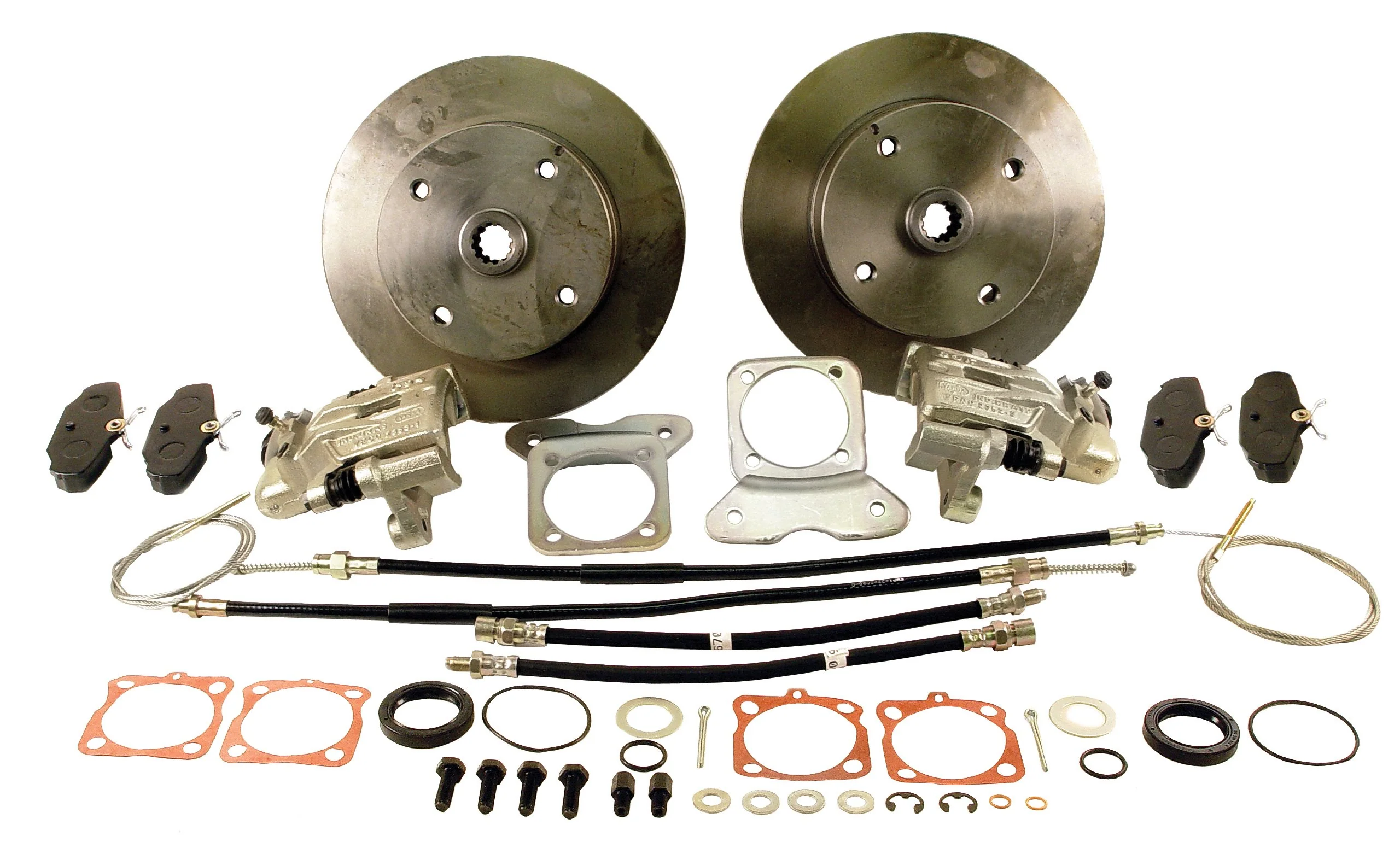 Rear Disc Brake Kit, 4x130 with 14x1.5mm Threads for Independent Rear Suspension 1973-79