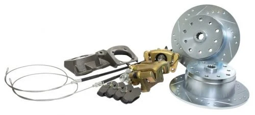 Rear Disc Brake Kits with Emergency Brake 5x130, E-Brake, for Swing Axle 1958-67