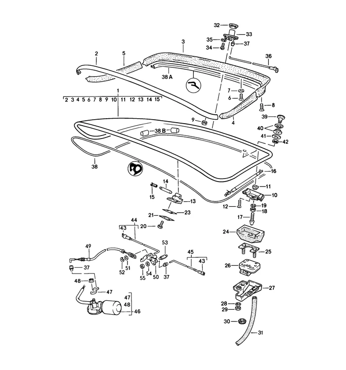 Rear Hatch Seal for Porsche 924, 944 and 968 (1977-95) - Image 3