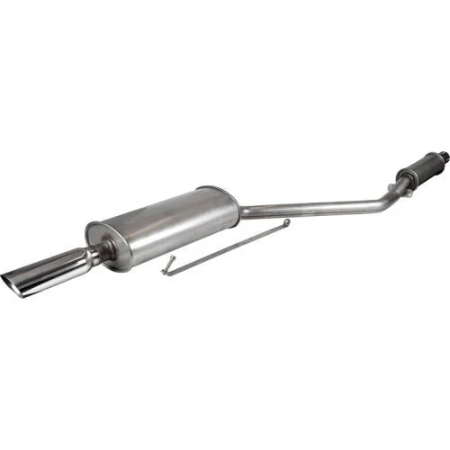 REAR OE STYLE MUFFLER, STAINLESS WITH POLISHED TAIL PIPE, 924 - Image 2