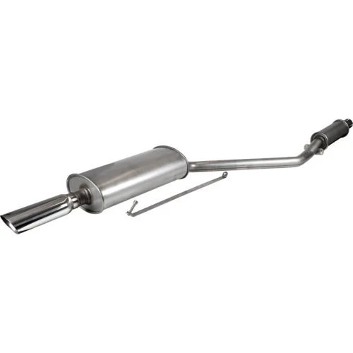 REAR OE STYLE MUFFLER, STAINLESS WITH POLISHED TAIL PIPE, 924 - Image 4