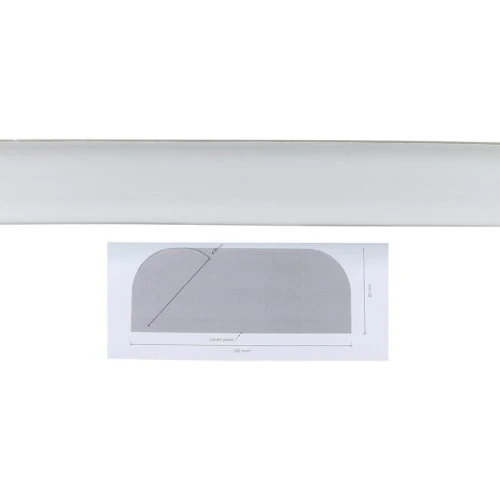 REAR VALANCE, WITHOUT CUT OUT, FIBERGLASS