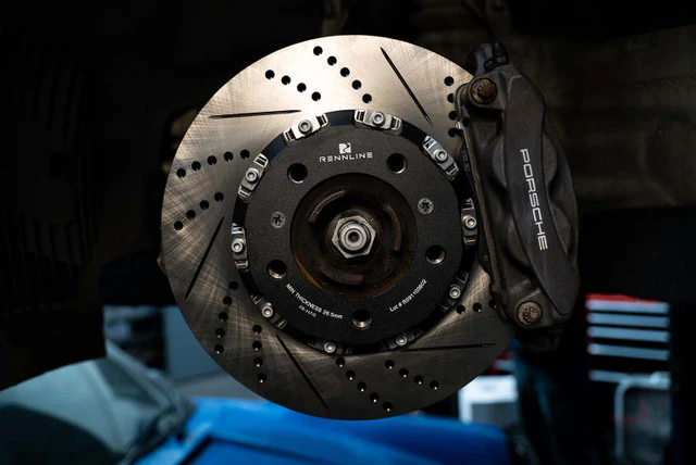 Rennline 330X28MM Floating Front Rotor for Porsche 991 - Image 3