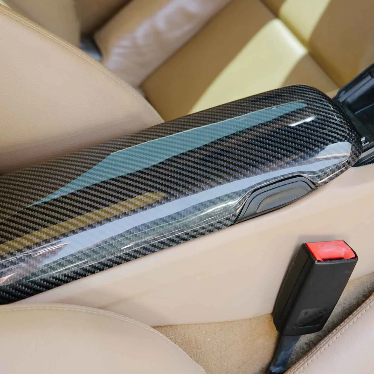 Rennline 911/Cayman/Boxster Carbon Fiber Arm Rest for Porsche 911 (991.1) & Cayman/Boxster (981) - Image 4