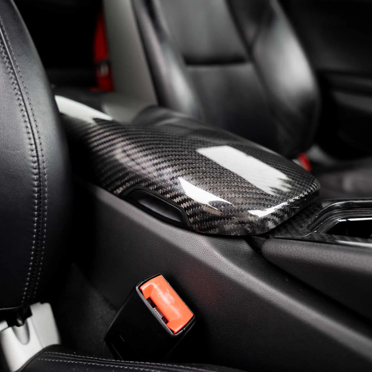 Rennline 991.2/718 Carbon Fiber Arm Rest - Image 4