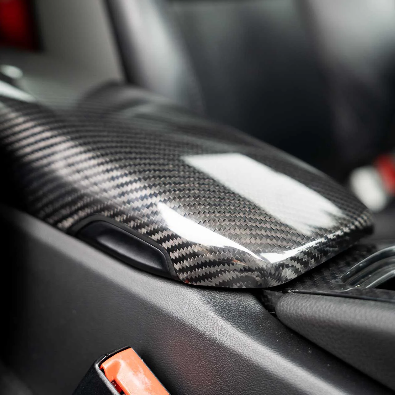 Rennline 991.2/718 Carbon Fiber Arm Rest - Image 6