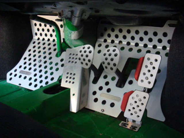 Rennline Aluminum Passenger Side Floorboard for Porsche 911 Coupe RHD w/ AC (1965-73) - Image 2
