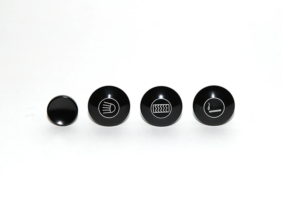 Rennline Billet Dash Knobs - Early Headlights - for Porsche 911, 912, and 914 (1965-73) - Image 3