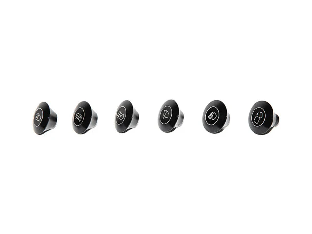 Rennline Billet Dash Knobs - Headlights - for Porsche 911, 912, and 914 (1974-89) - Image 2