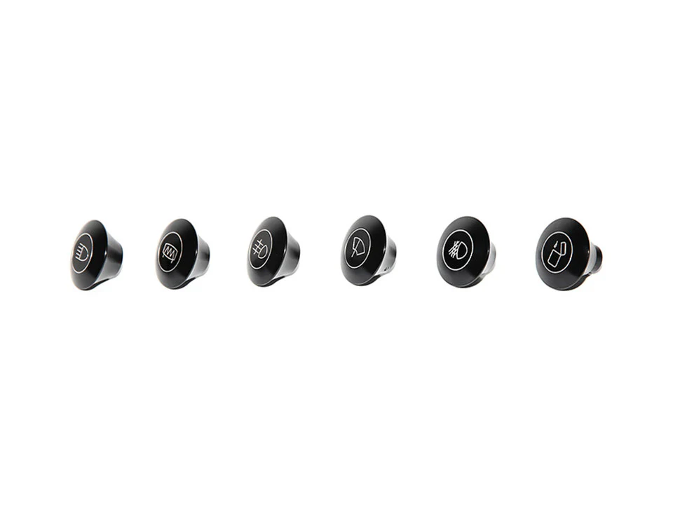 Rennline Billet Dash Knobs - Rear Defroster - for Porsche 911, 912, and 914 (1974-89) - Image 2