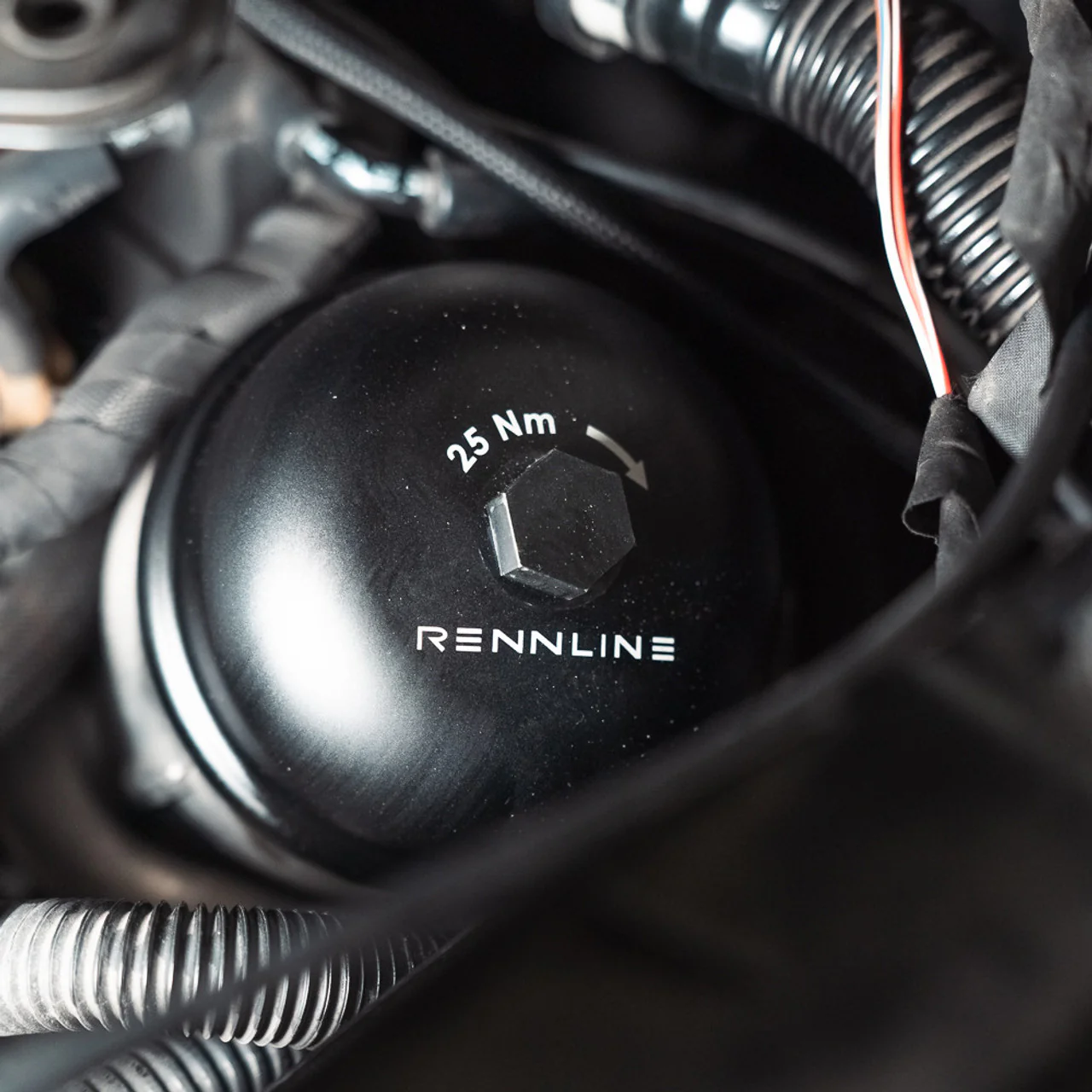 Rennline Billet Oil Filter Housing for Porsche 997, 991, Panamera, and Cayenne - Image 5