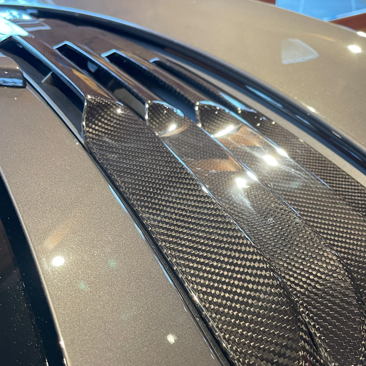 Rennline Carbon Fiber Decklid Louvers for Porsche 991.1 Turbo - Image 6