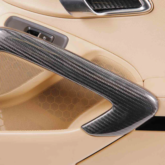 Rennline Carbon Fiber Door Handles for Porsche 991, 981, and 718 - Image 3