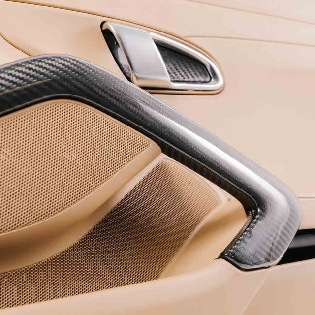 Rennline Carbon Fiber Door Handles for Porsche 991, 981, and 718 - Image 4