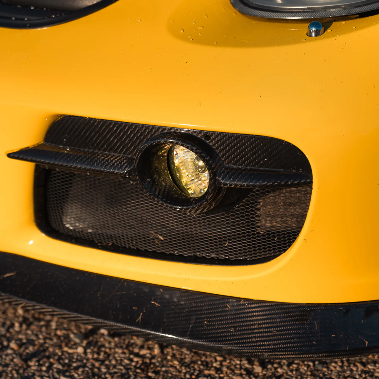 Rennline Carbon Fiber Fog Light Bezels For Porsche 987.1 Cayman - Image 5