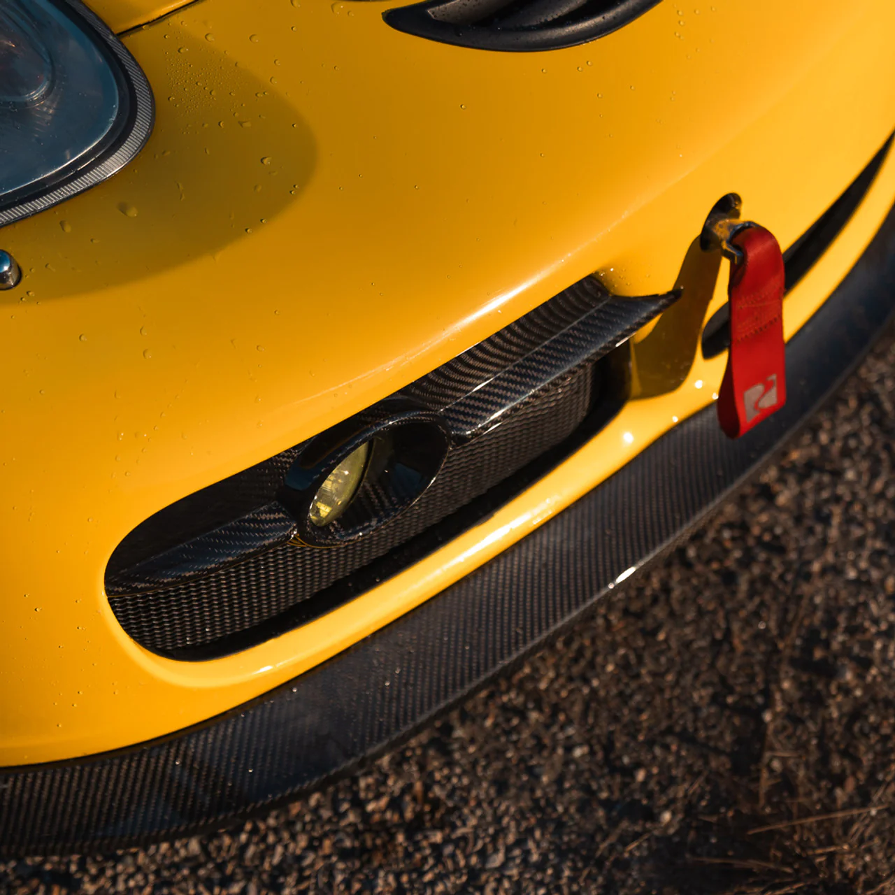 Rennline Carbon Fiber Fog Light Bezels For Porsche 987.1 Cayman - Image 6
