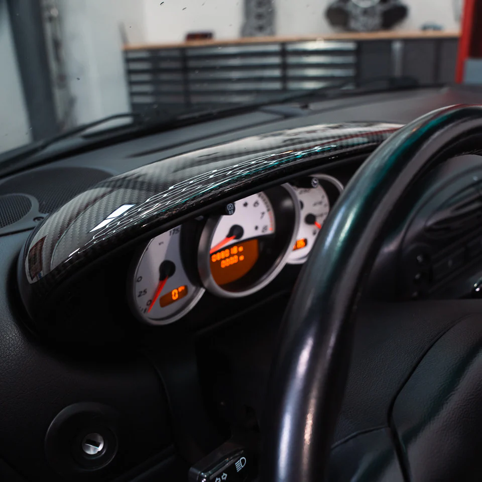 Rennline Carbon Fiber Gauge Cluster Trim - 986 Boxster - Image 5
