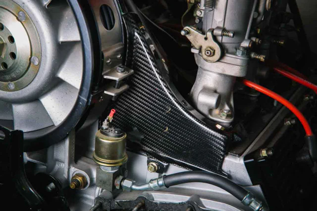 Rennline Carbon Fiber Heater Block Off Shroud for Porsche 911 (65-89) - Image 4