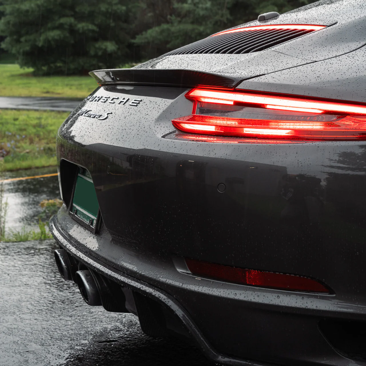 Rennline Carbon Fiber Mini Decklid Spoiler - 991.2 - Image 7