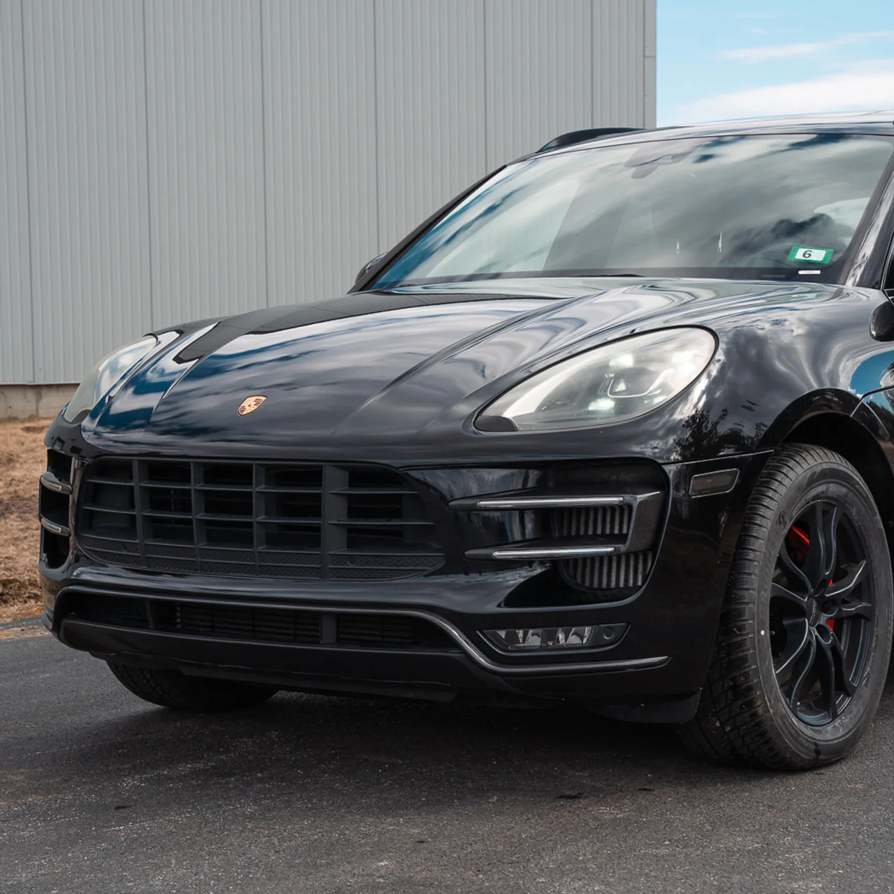 Rennline Carbon Fiber "Mustache" Front Lip for Macan - Image 4