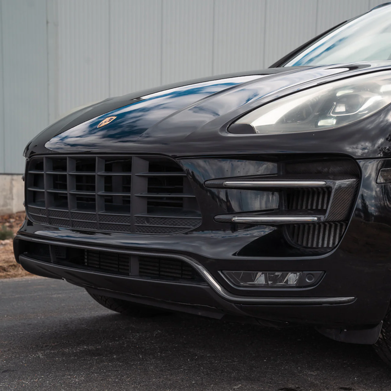 Rennline Carbon Fiber "Mustache" Front Lip for Macan - Image 5