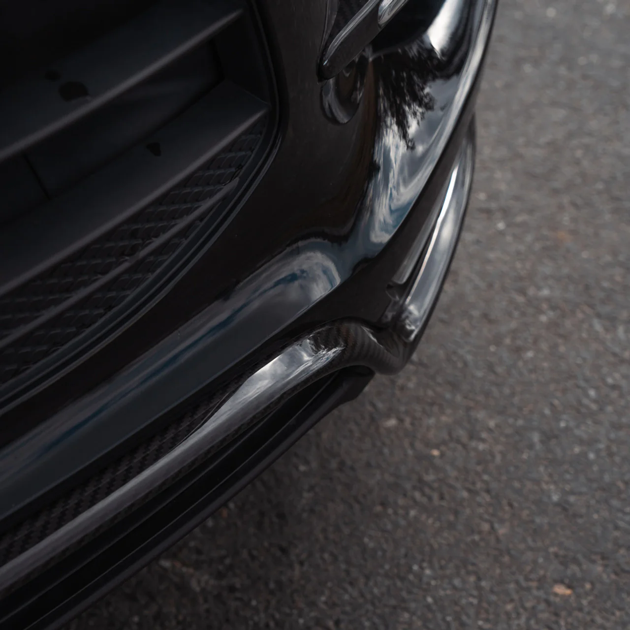 Rennline Carbon Fiber "Mustache" Front Lip for Macan - Image 7