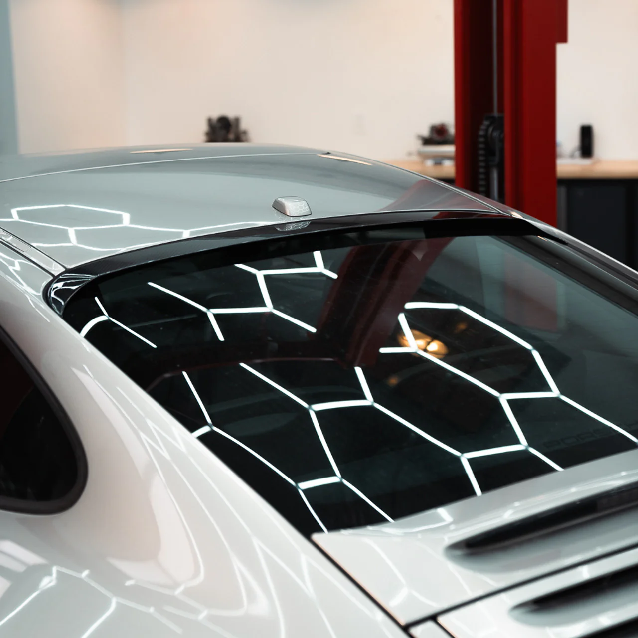 Rennline Carbon Fiber Roof Spoiler for Porsche 911 (997) - Image 6