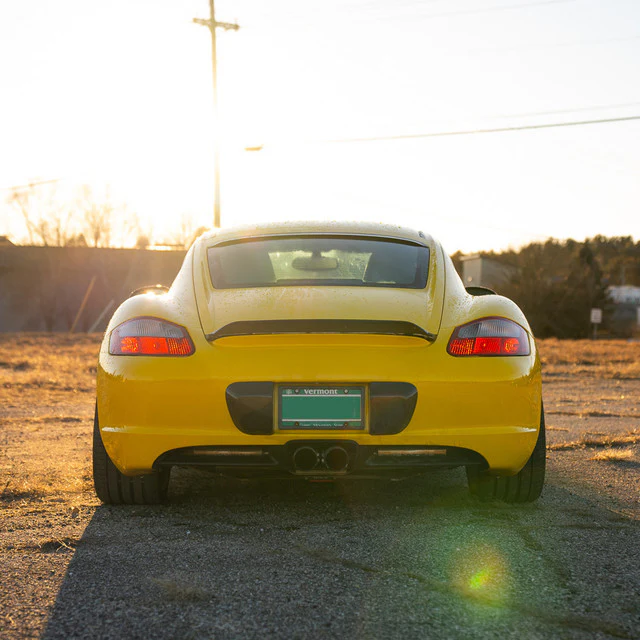 Rennline Carbon Fiber Upkick Spoiler For Porsche 987 Cayman - Image 5