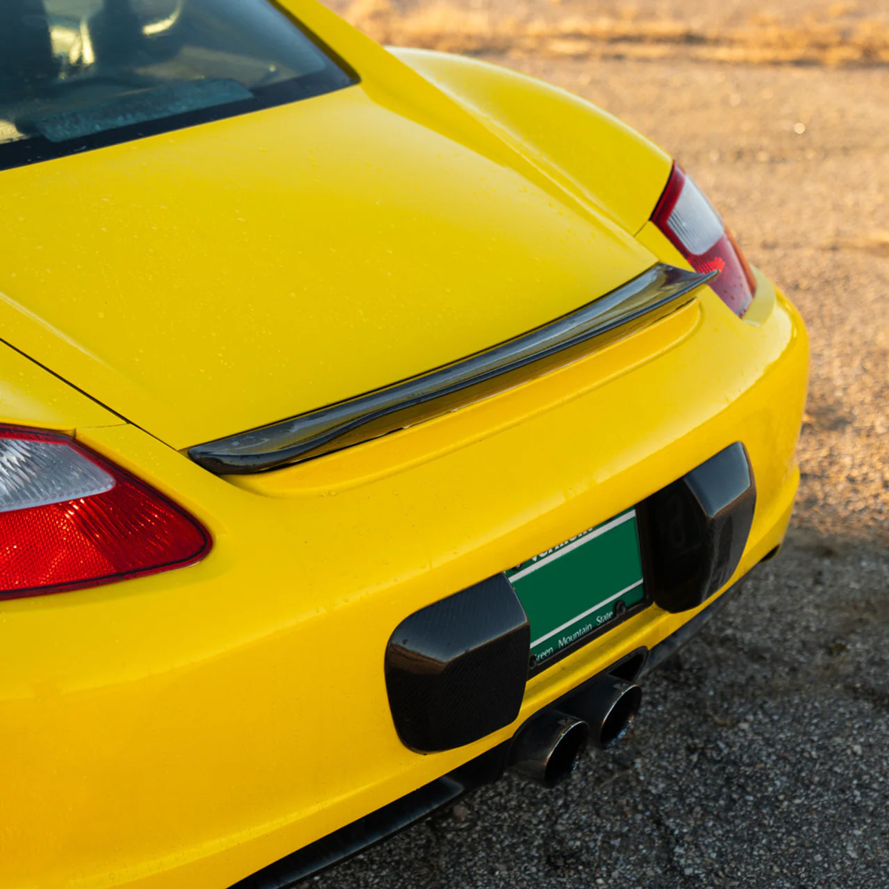Rennline Carbon Fiber Upkick Spoiler For Porsche 987 Cayman - Image 8