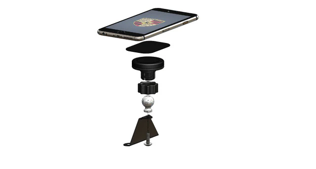 Rennline ExactFit Magnetic Phone mount for Porsche 987 and 997