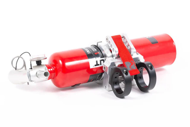 Rennline Fire Extinguisher Quick Disconnect w/ Roll Bar Mounts - Image 2