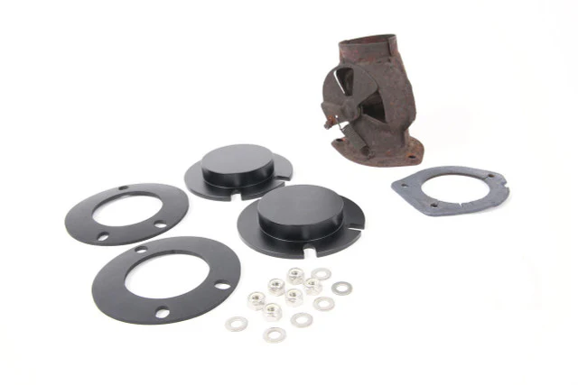 Rennline Heater Channel Billet Block Off Plates for Porsche 911 (65-89)
