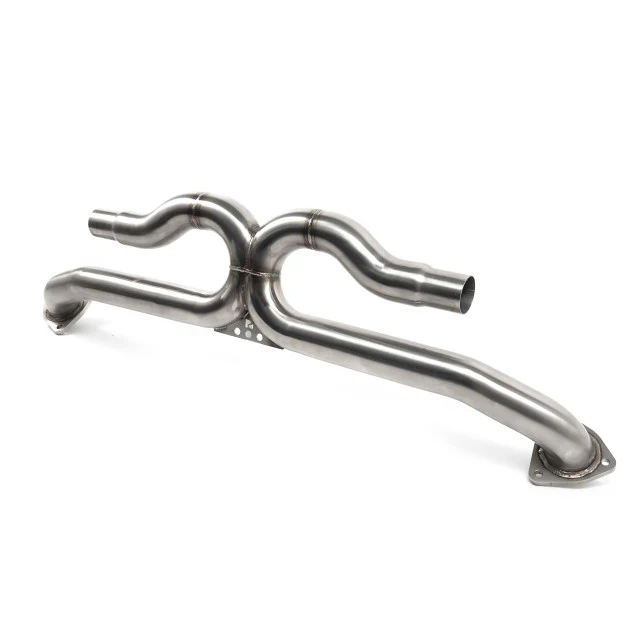 Rennline Muffler Delete Stainless Steel X Pipe for Porsche 911 (991.1) - Image 2