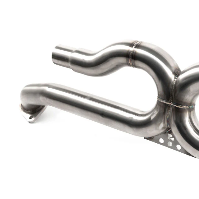 Rennline Muffler Delete Stainless Steel X Pipe for Porsche 911 (991.1) - Image 5