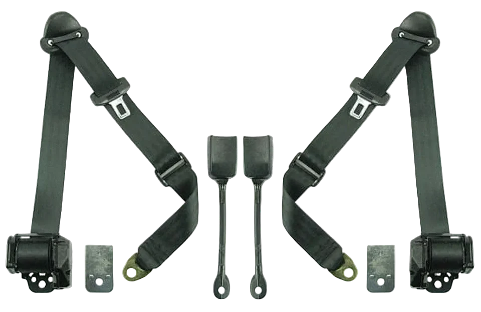 Rennline Retractable 3-Point 914 Seatbelt, Fits 1973-76