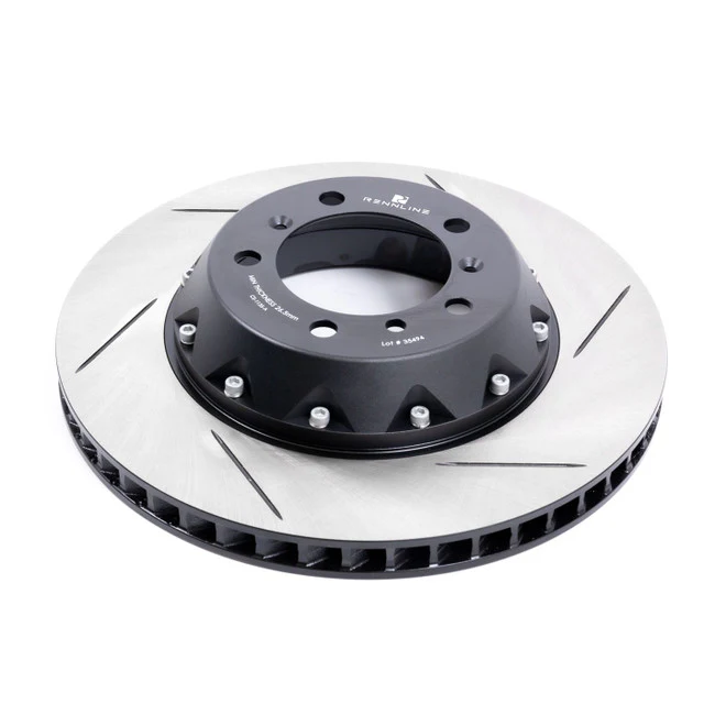 Rennline Semi-Floating Vented Rear Rotor Pair for Porsche 997 - Image 2
