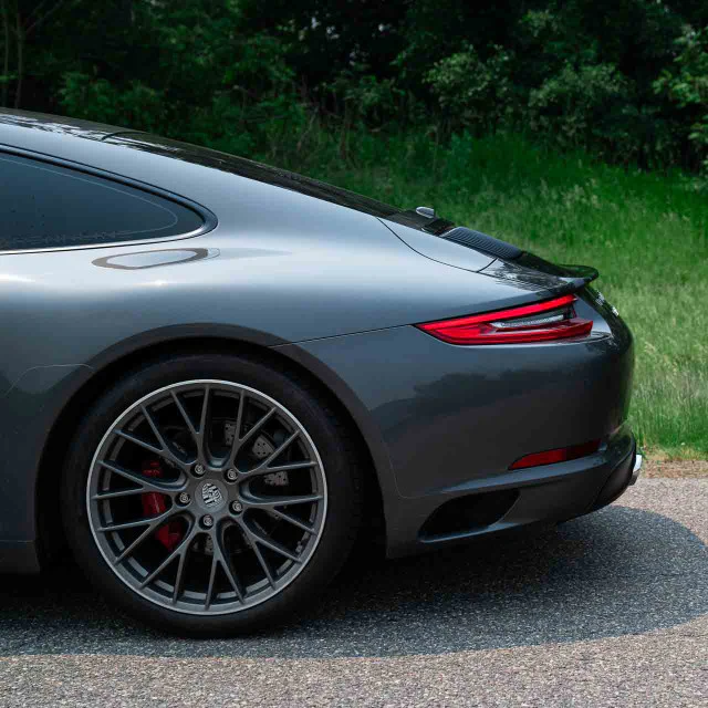 Rennline Sport Design Carbon Fiber Replacement Spoiler for Porsche 991.2 - Image 4