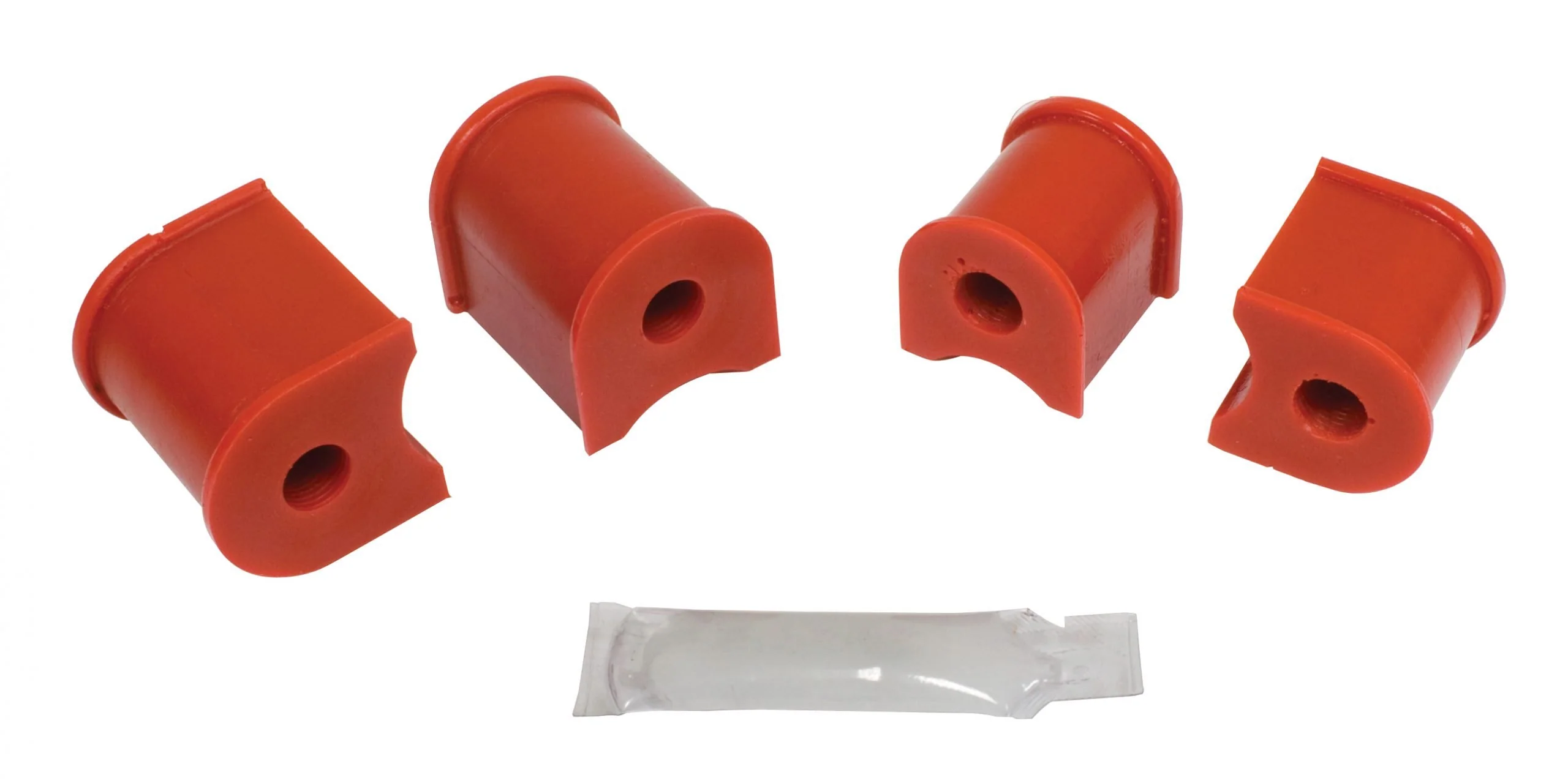 Repl. Bushing Kit, Front 12mm Bar Link Pin / Ball Joint, Red