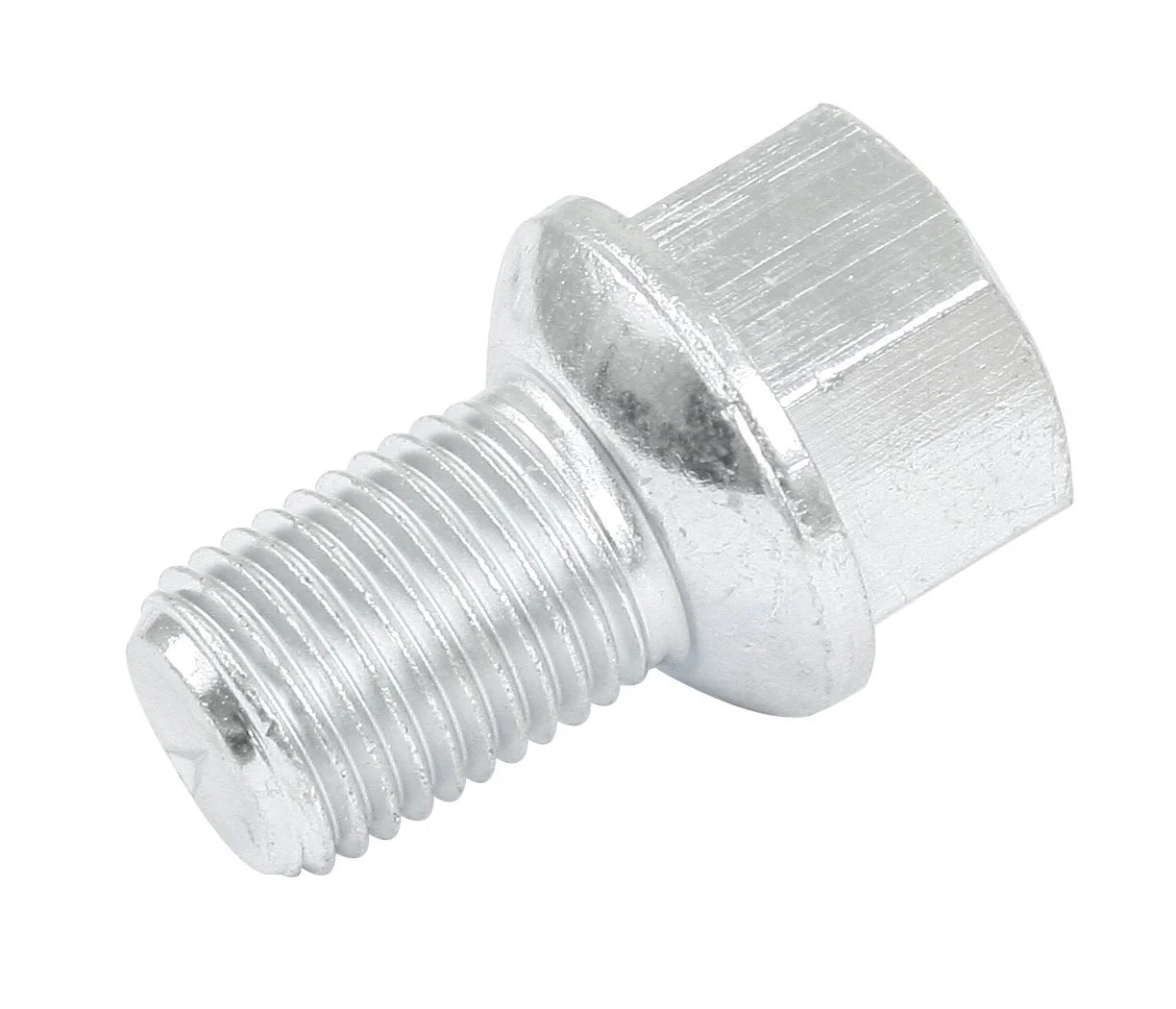 Road Wheel Bolt, Silver Zinc (14 x 1.5mm), 19mm Head