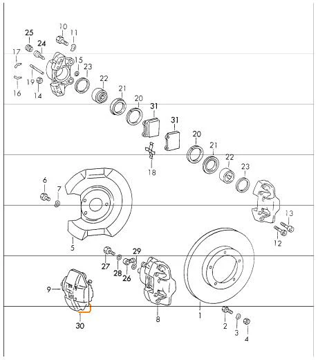 S-Caliper Compensating Lines (pair)