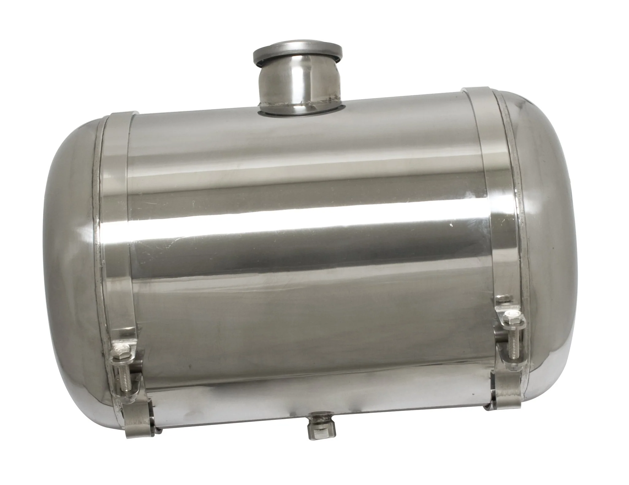 S/S Gas Tank, 10" X 16", Center Fill, 5 Gallon, S/S Cap