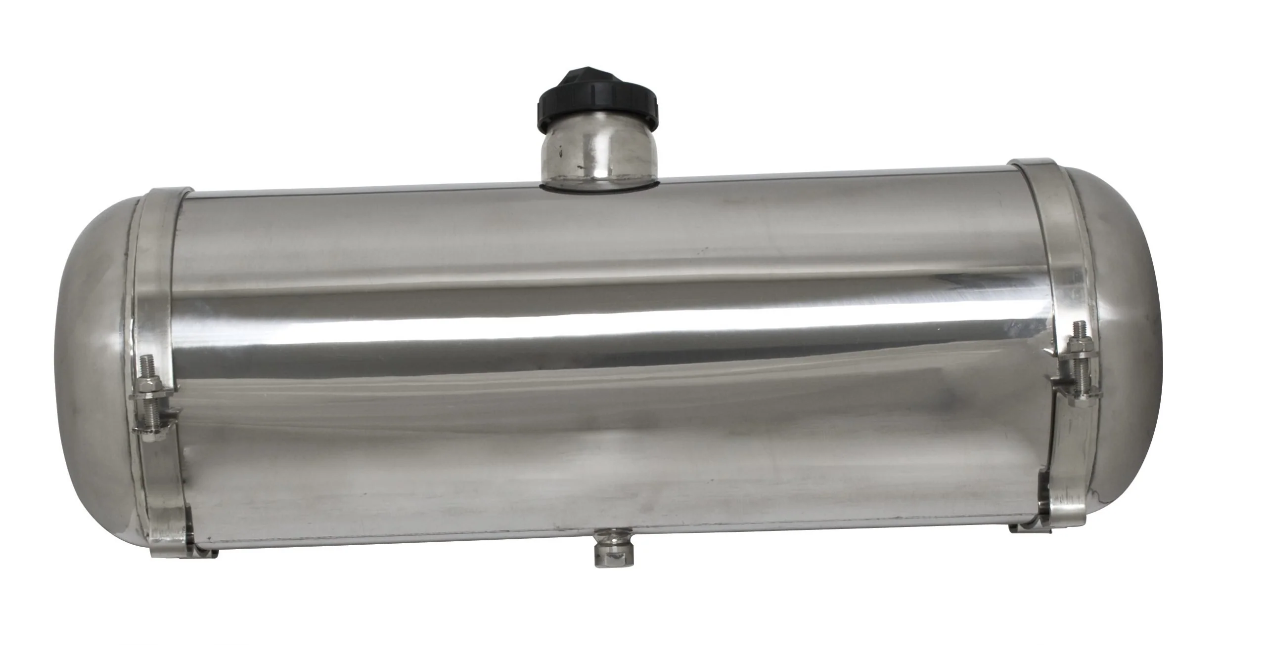S/S Gas Tank, 8" X 24", Center Fill, 5 Gallon