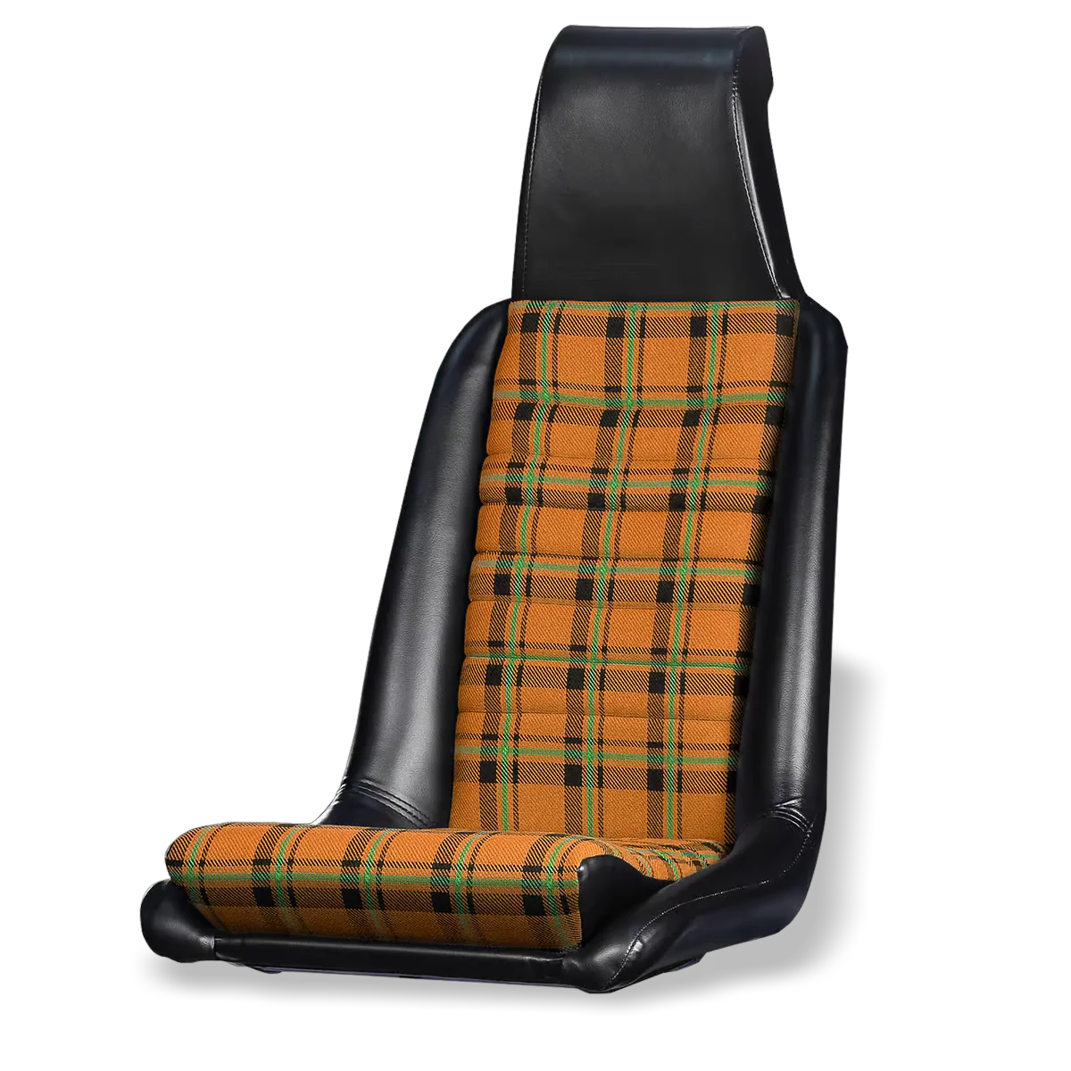 914Rubber Sewn Plaid Seat Material Kit for Porsche 914 (1975-76) - Image 7