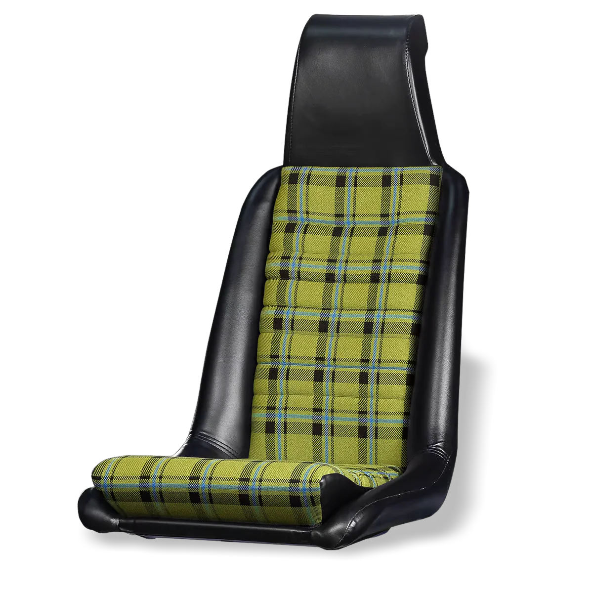914Rubber Sewn Plaid Seat Material Kit for Porsche 914 (1975-76) - Image 9