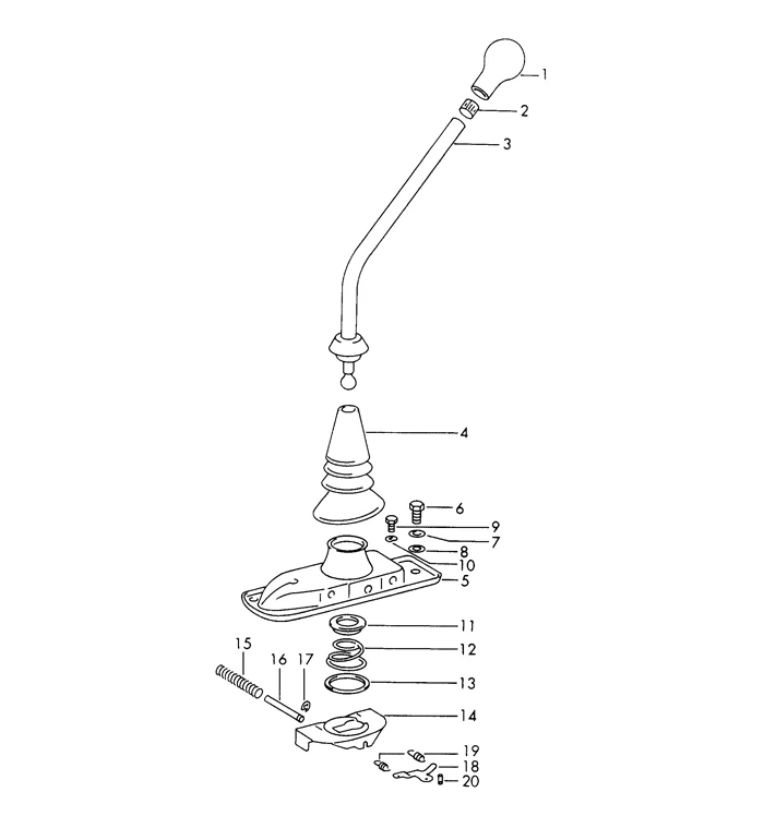 Shift Lever Spring Guide for Porsche 911, 912 and 914 (1965-76) - Image 2