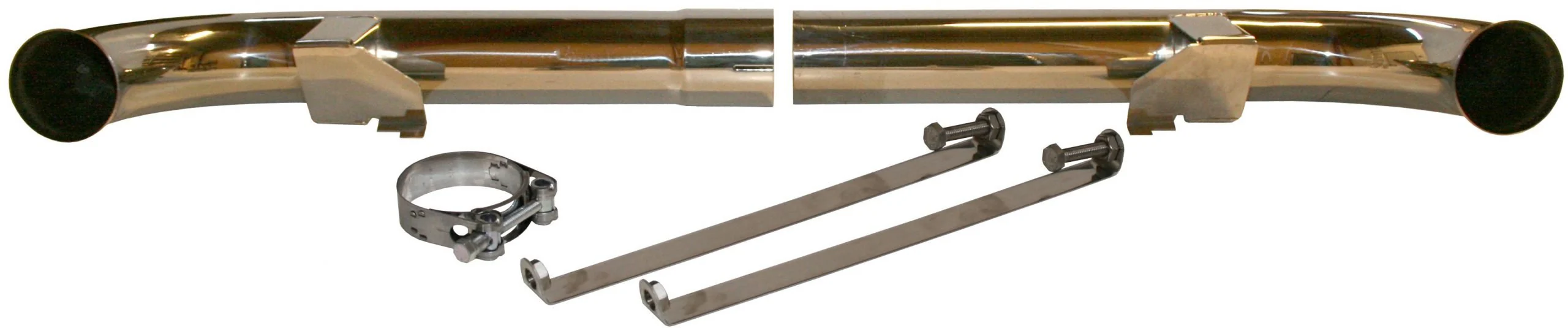 Stainless Steel Rear Corner Exit Exhaust for Porsche 911 (964) 3.6L