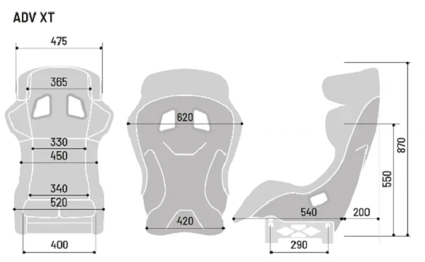 Sparco ADV XT Carbon Racing Seat - Image 5