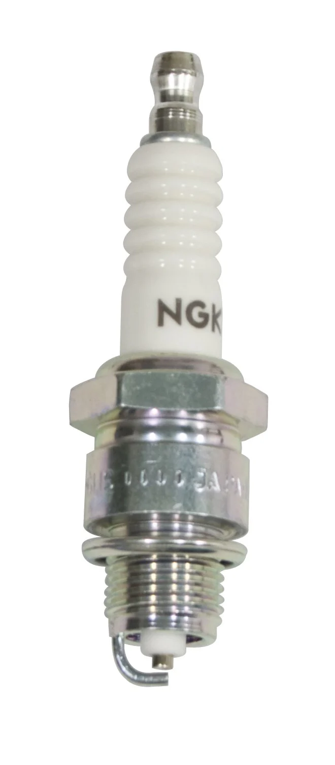Spark Plug, 4 per Box, 14mm, 1/2" Reach, Each (Ref. P/N: BP6HS) Tip installed on plug.